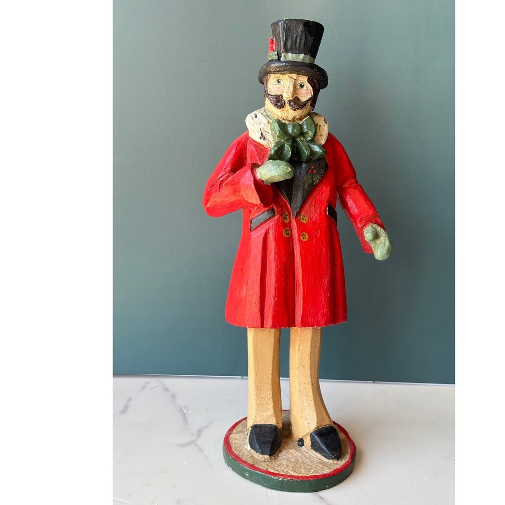 Vintage 1991 House of Hatten Victorian Gentleman Christmas Figurine 12 inch